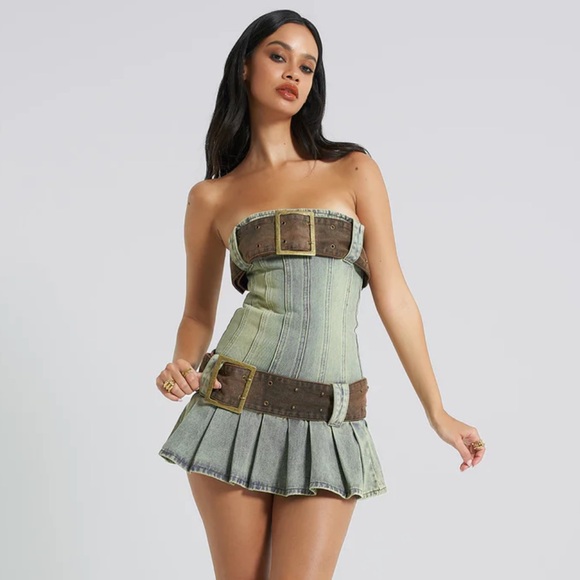 jaded london denim dress - Picture 2 of 9